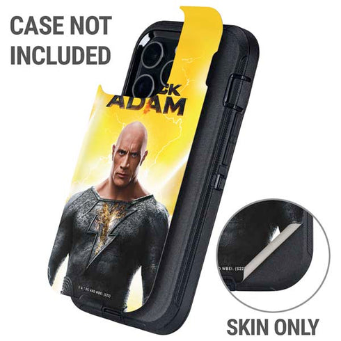 DC Comics Black Adam Movie Charcater Poster Otterbox Defender iPhone Skin