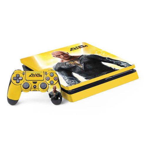DC Comics Black Adam Movie Charcater Poster PlayStation PS4 Skins