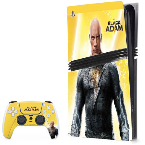 DC Comics Black Adam Movie Charcater Poster PS5 Pro Bundle Skin