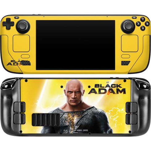 DC Comics Black Adam Movie Charcater Poster Steam Deck Handheld Gaming Computer OLED Skin
