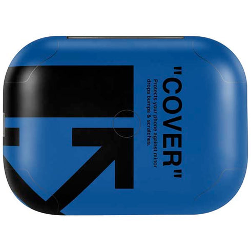 Black and Blue Arrows Amazon Echo Buds Skin