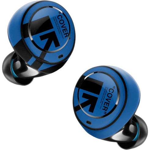 Black and Blue Arrows Amazon Echo Buds Skin