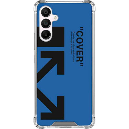 Black and Blue Arrows Galaxy A16 5G Clear Case