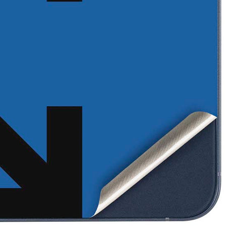 Black and Blue Arrows Galaxy A35 5G Skin