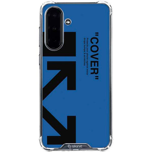 Black and Blue Arrows Galaxy A36 5G Clear Case