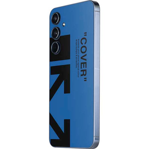 Black and Blue Arrows Galaxy A36 5G Skin