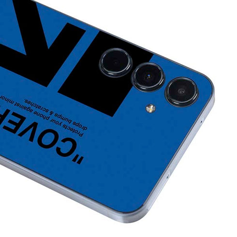 Black and Blue Arrows Galaxy A55 5G Skin