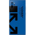 Black and Blue Arrows Galaxy Note 10 Plus Skin