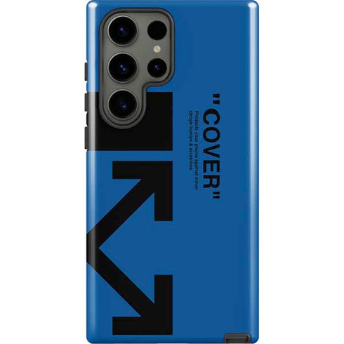 Black and Blue Arrows Galaxy S23 Ultra Pro Case