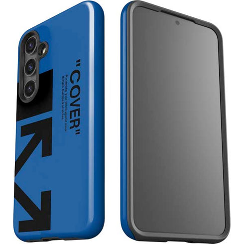 Black and Blue Arrows Galaxy S25 Impact Case