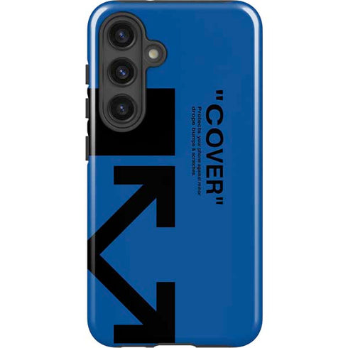 Black and Blue Arrows Galaxy S25 Plus Impact Case