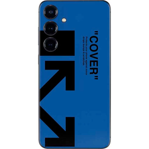 Black and Blue Arrows Galaxy S24 Plus Skin