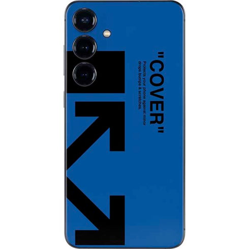 Black and Blue Arrows Galaxy S25 Skin