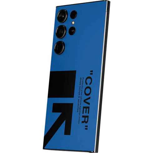 Black and Blue Arrows Galaxy S25 Ultra Skin