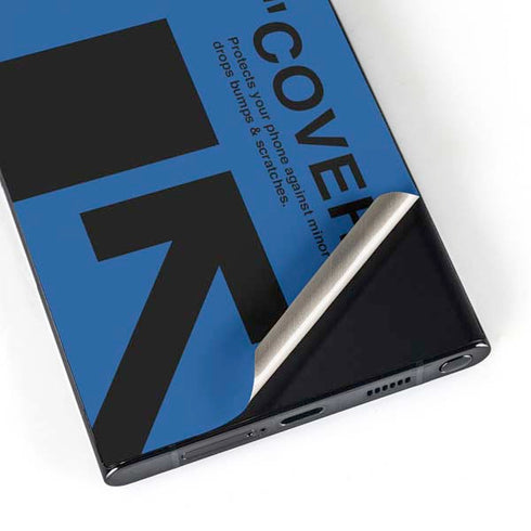 Black and Blue Arrows Galaxy S25 Ultra Skin