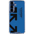 Black and Blue Arrows Galaxy S25 Clear Case