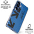 Black and Blue Arrows Galaxy S25 Clear Case