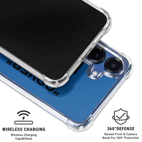 Black and Blue Arrows Galaxy S25 Plus Clear Case