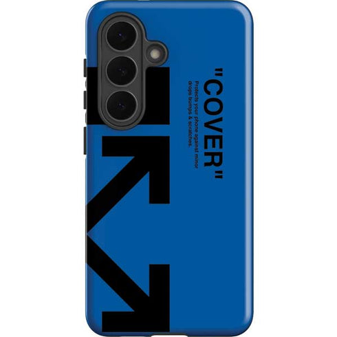 Black and Blue Arrows Galaxy S26 Impact Case