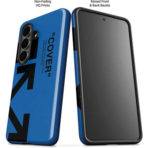 Black and Blue Arrows Galaxy S26 Impact Case