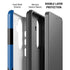 Black and Blue Arrows Galaxy S26 Plus Impact Case