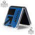 Black and Blue Arrows Galaxy Z Flip6 Clear Case