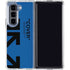 Black and Blue Arrows Galaxy Z Fold5 5G Clear Case