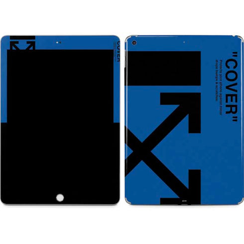 Black and Blue Arrows Apple iPad Skin