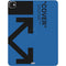 Black and Blue Arrows iPad Pro 13in M4 (2024) Skin