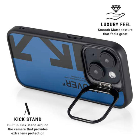 Black and Blue Arrows iPhone 13 Kickstand Case