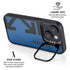 Black and Blue Arrows iPhone 13 Kickstand Case