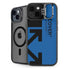 Black and Blue Arrows iPhone 14 Kickstand Case