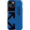 Black and Blue Arrows iPhone 15 Impact Case