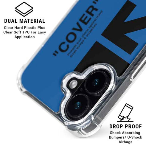 Black and Blue Arrows iPhone 16 MagSafe Case