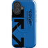 Black and Blue Arrows iPhone 16 Magsafe Impact Case