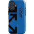 Black and Blue Arrows iPhone 16 Plus Magsafe Impact Case