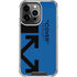 Black and Blue Arrows iPhone 16 Pro Clear Case