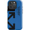 Black and Blue Arrows iPhone 16 Pro Impact Case