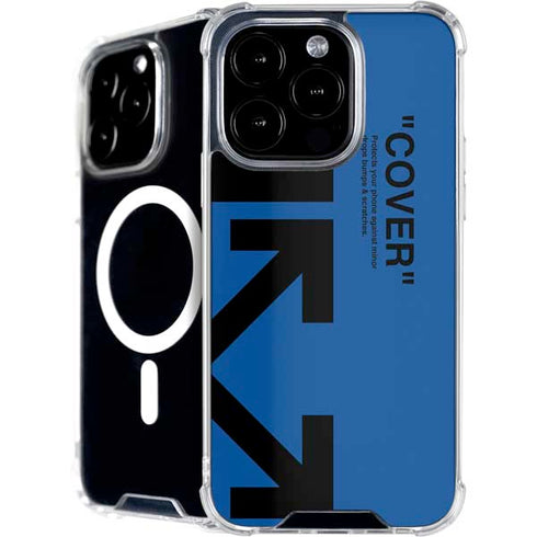 Black and Blue Arrows iPhone 16 Pro MagSafe Case