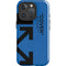 Black and Blue Arrows iPhone 16 Pro Max Impact Case