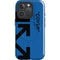 Black and Blue Arrows iPhone 16 Pro Max Magsafe Impact Case