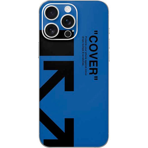 Black and Blue Arrows iPhone 16 Pro Max Skin