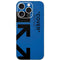 Black and Blue Arrows iPhone 16 Pro Skin
