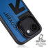 Black and Blue Arrows iPhone 16e Kickstand Case