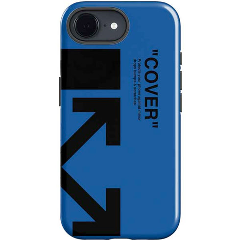 Black and Blue Arrows iPhone 16e Impact Case