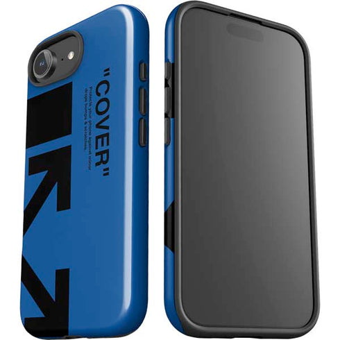 Black and Blue Arrows iPhone 16e Impact Case