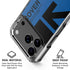 Black and Blue Arrows iPhone 18 Pro Clear Case