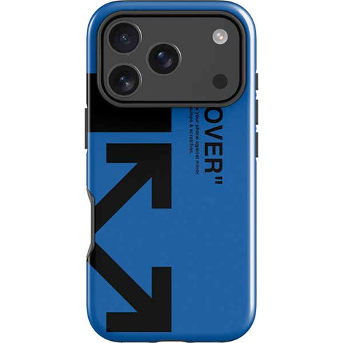 Black and Blue Arrows iPhone 18 Pro Impact Case