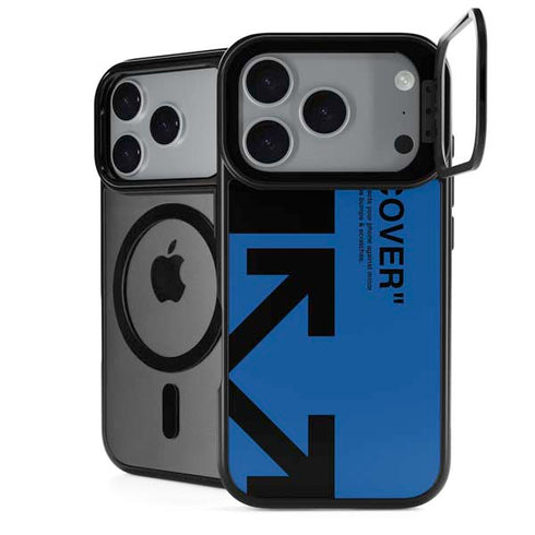Black and Blue Arrows iPhone 18 Pro Kickstand Case