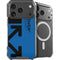 Black and Blue Arrows iPhone 18 Pro MagSafe Case